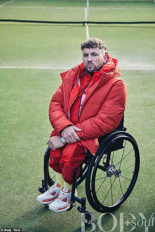 Dylan Alcott has addressed the controversy surrounding his use of a sex toy on his girlfriend in public. Pictured in Body+Soul Magazine