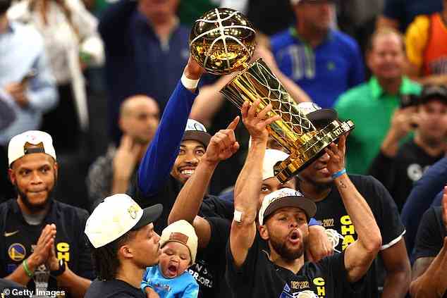 Stephen Curry lifted his fourth NBA championship as the Warriors beat the Celtics 4-2 in June