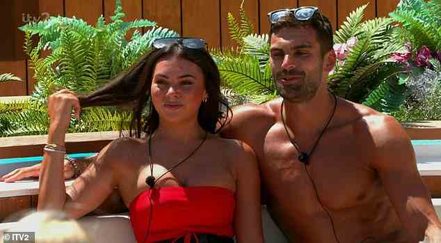 Shock: Love Island fans were left stunned after Paige Thorne's mum expressed doubt over her daughter's romance with Adam Collard