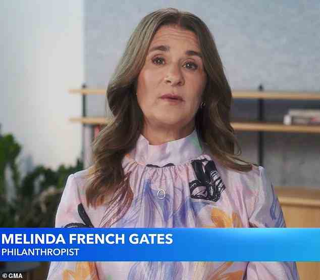 Melinda Gates hat gesagt, dass ihre und Bills „Philanthropie“ ihnen geholfen hat, ihre Scheidung zu überstehen, und behauptet, dass es die „schwierigsten“ Aspekte ihrer Trennung „geglättet“ habe