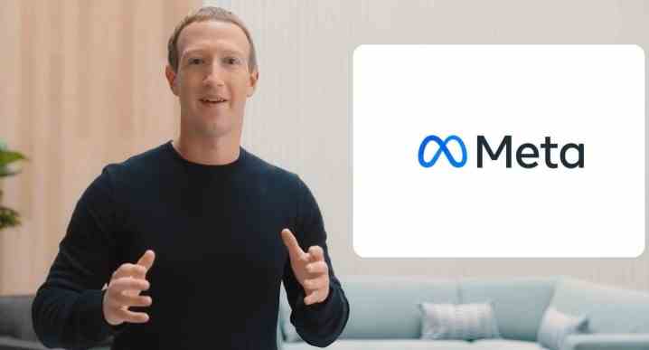 Mark Zuckurburg stellt Facebooks neuen Namen Meta vor.