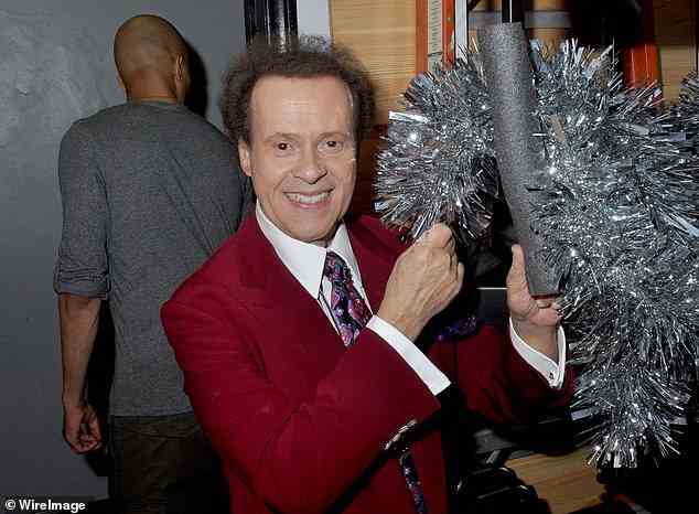 Richard Simmons (pictured in December 2013) has thanked fans for the 'kindness and love' amid concerns over why he has completely retreated from public life since 2014