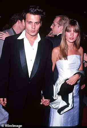Funkelnd: Kate, jetzt 48, und Johnny, jetzt 58, waren Hollywoods ‘It’-Paar, als sie von 1994 bis 1998 datierten (im Bild 1995)