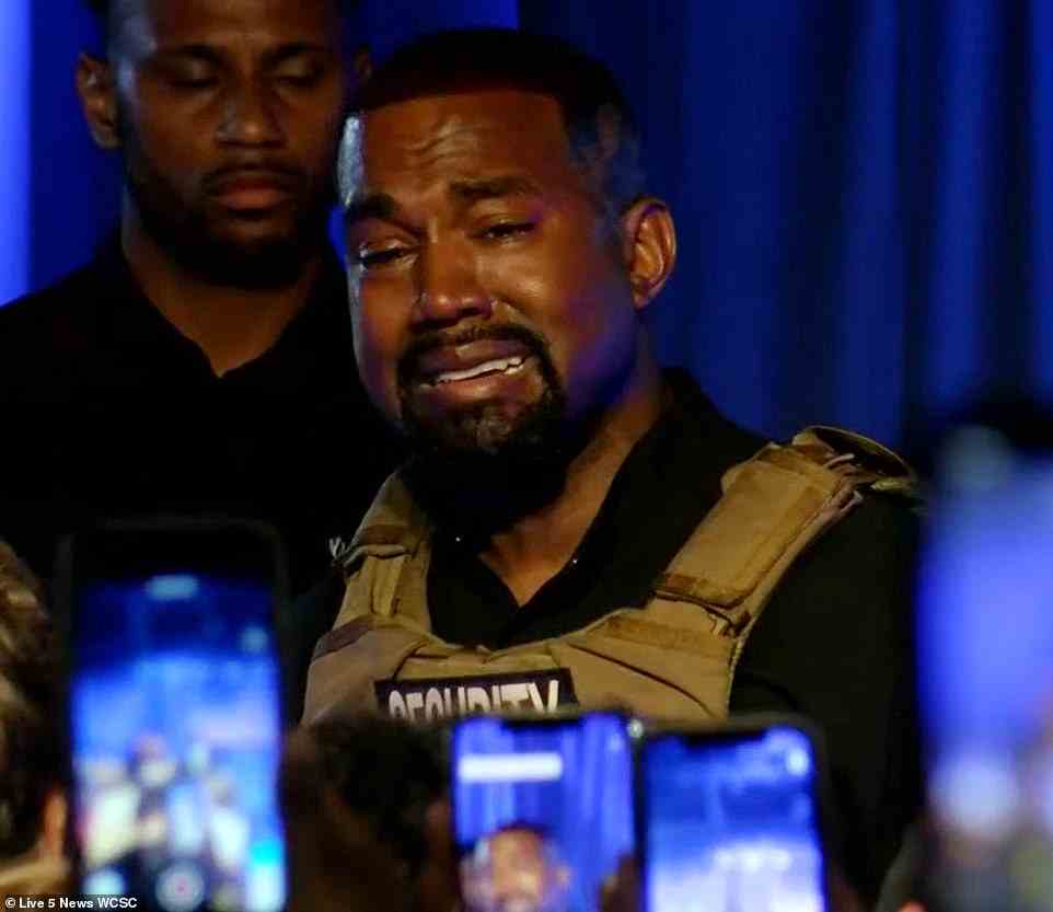 However, in 2018 Kanye began to cause public concern with his increasingly-erratic rants on social media and at a 2020 rally to launch his short-lived Presidential campaign he tearfully claimed that he and Kim considered 'aborting' daughter North