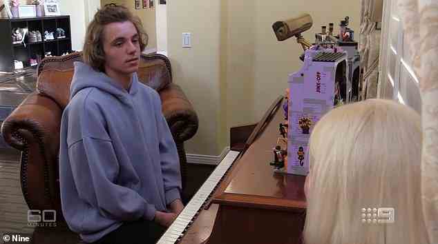 Elsewhere in the interview, Britney and Kevin's teenage son Jayden (pictured), who himself is an aspiring musician and accomplished pianist, said his grandfather had Britney's best interests at heart