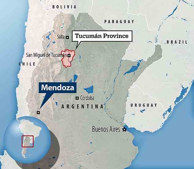Die Fälle ereigneten sich in Tucumán, einer kleinen Region 800 Meilen nordwestlich der Hauptstadt Buenos Aires