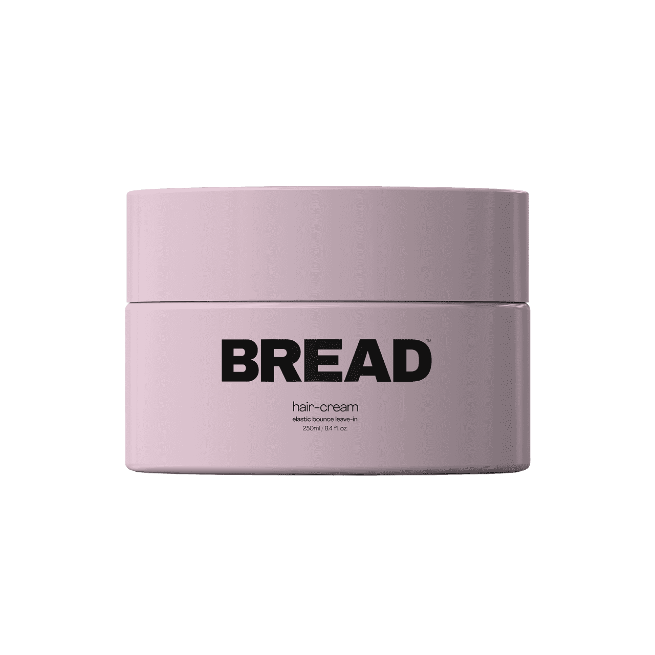 Brot Beauty Supply Haarcreme auf klarem Hintergrund