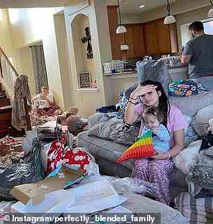 While they said that Christmas is 'fun,' the pair admitted that it could be a lot of 'work,' and that they usually fork out around $10,000 on presents, and another $5,000 on the kids' birthdays
