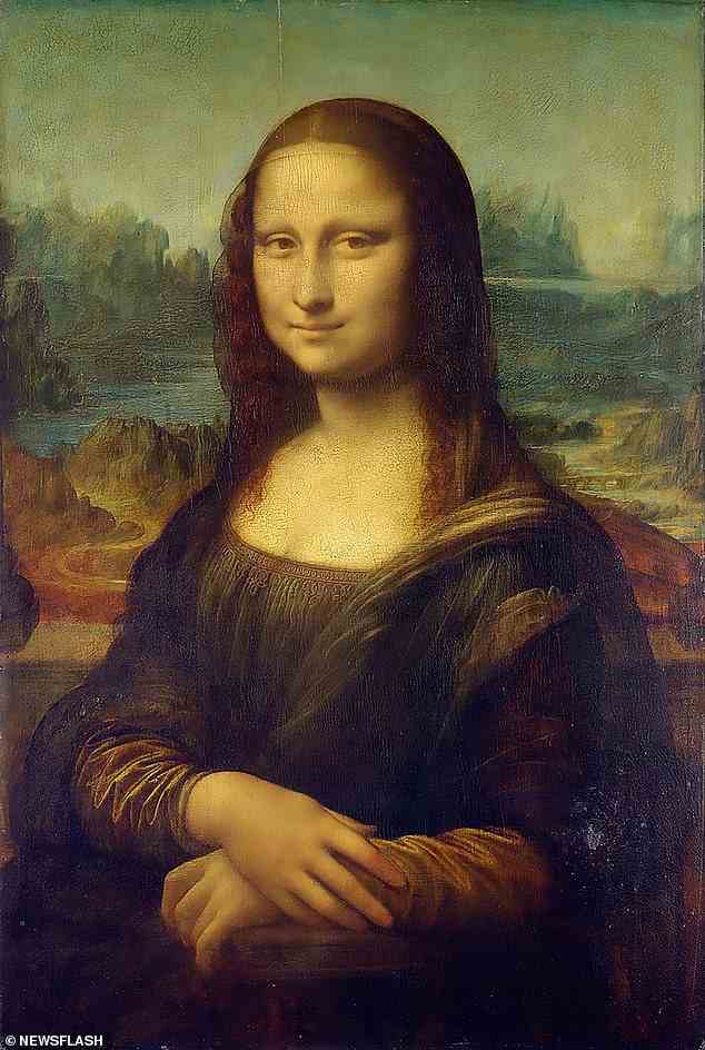 Andere Versuche sind etwas alberner – einer zeigt das Thema von Mona Lisa, die mit ihrer Hand die Geste des Teufelshorns macht (Original ist abgebildet)