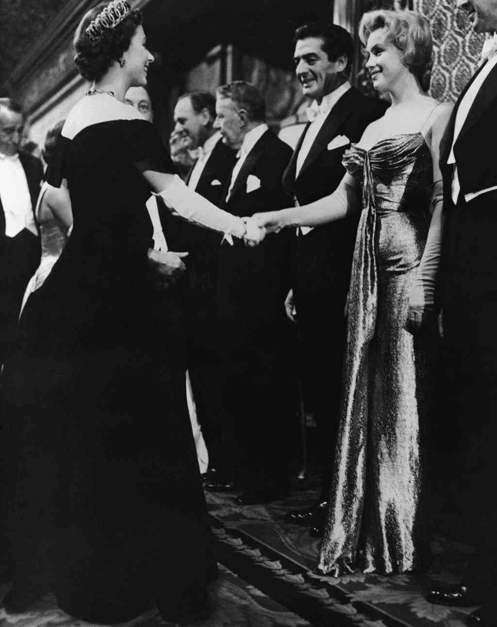 Marilyn Monroe Meet Queen Elizabeth II