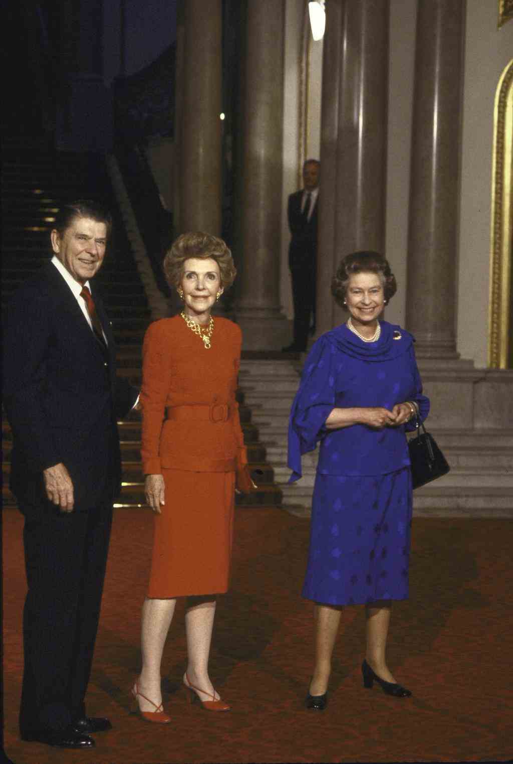 Ronald And Nancy Reagan Visit Queen Elizabeth II