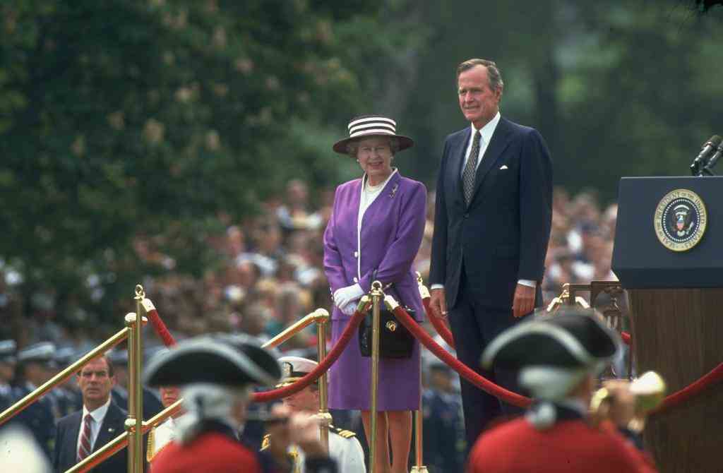 George H. W. Bush;Elizabeth II [RF: England RF]