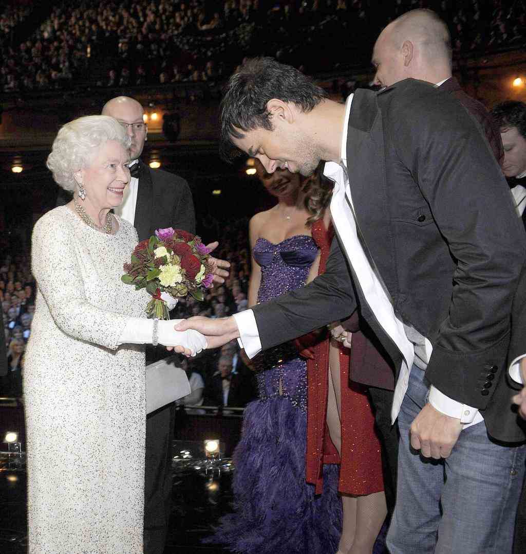 Queen Elizabeth II & Prince Philp At The Royal Variety Performance