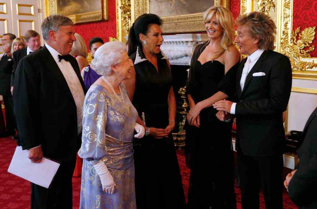 Queen Elizabeth II Attends A Reception For The Royal National Institute For The Blind