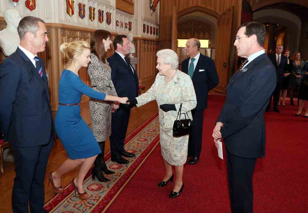 Queen Elizabeth II And The Duke Of Edinburgh Hold A Reception For The British Film Industry