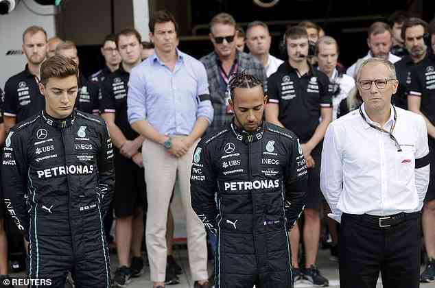 Die Formel 1 hielt am Freitag in Monza eine Schweigeminute zum Gedenken an Königin Elizabeth II. ab