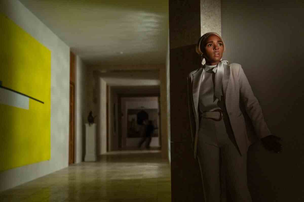 Janelle Monae als Andi in „Glass Onion: A Knives Out Mystery“."