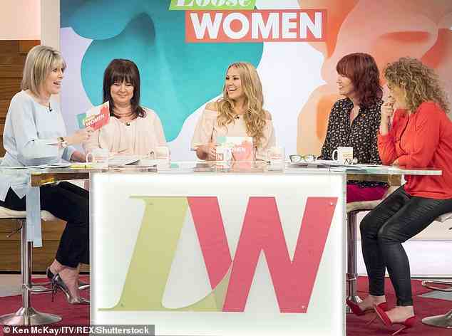 Starqualität: Annabelle Knight (Mitte) ist in der ITV-Fernsehsendung Loose Women aufgetreten