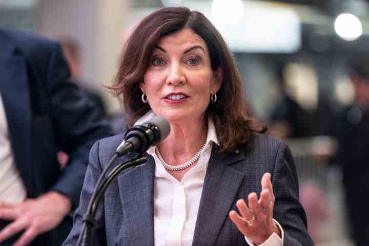 New Yorks Gouverneurin Kathy Hochul.