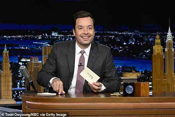 Meghan had been scheduled to appear on The Tonight Show with Jimmy Fallon (above) on September 20, which would be one day after the Queen's funeral, but has pulled out
