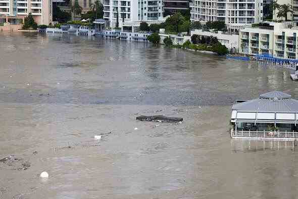 Überschwemmungen in Brisbane, QLD, Australien