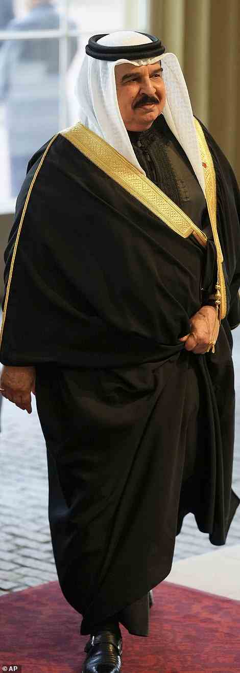 King of Bahrain Hamad bin Isa Al Khalifa