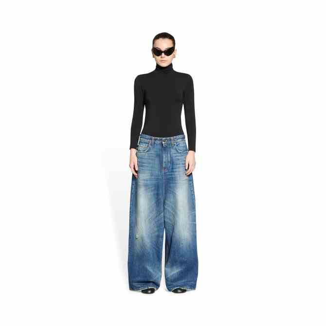 Balenciaga Jeans mit tiefem Schritt