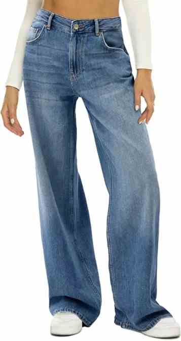 HDLTE Baggy Jeans mit weitem Bein Amazon