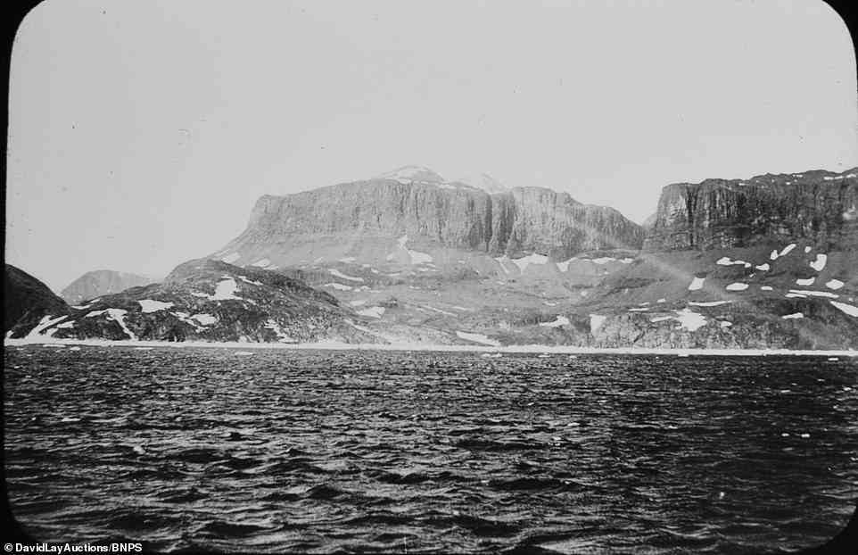 Landscape imagery of the surroundings where the Inuit lived in the 19th century (pictured) which were freezing cold