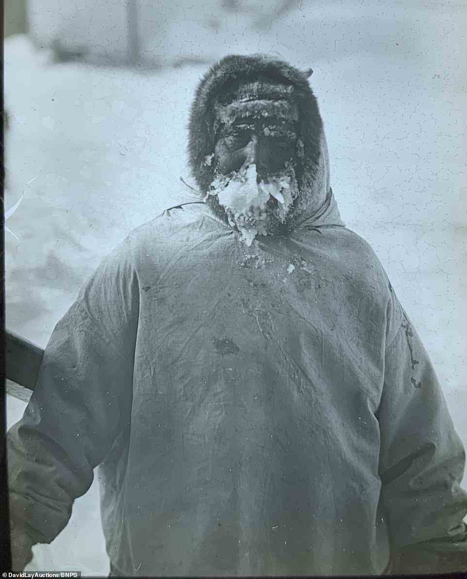 Pictured: Temperatures in the northern parts of the region could get as cold as -15 degrees in winter and Inuit wore thick layers to survive