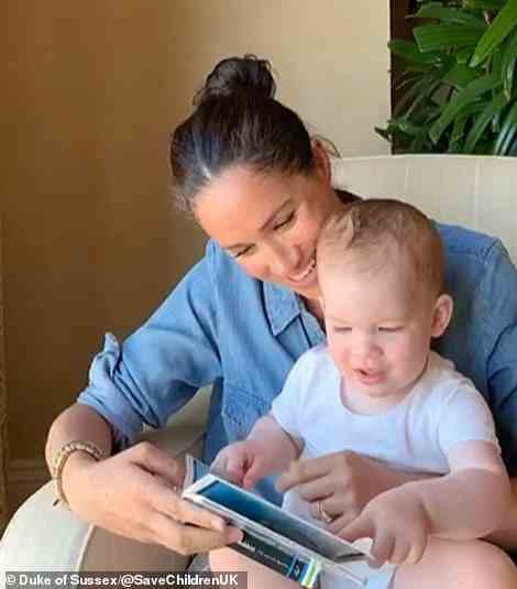 It's likely that the Sussexes filmed their son Archie's now-famous first birthday story time video while living in Tyler's mansion