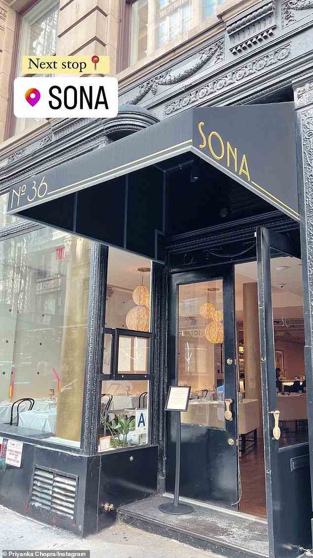 Lecker: „Sona ist die Verkörperung des zeitlosen Indiens und der Aromen, mit denen ich aufgewachsen bin“, verriet Chopra zuvor auf Instagram in Anspielung auf ihr neues Restaurant, das 2021 eröffnet wurde