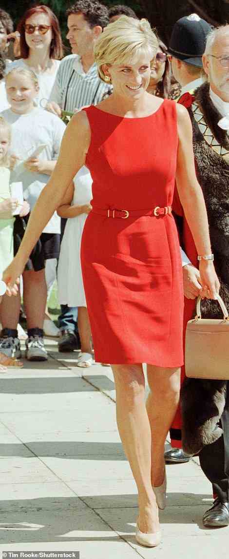 The Real Deal: Princess Diana seen opening a new hospital casualty centre for children at Northwick Park Hospital in London's Harrow in 1997