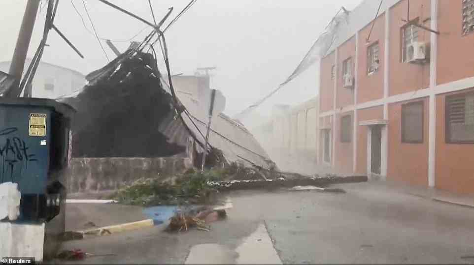 An estimated eight have died as a result of the storm passing through Puerto Rico, the Dominican Republic and the Turks and Caicos Islands