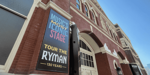 The Ryman Auditorium opened as the Union Gospel Tabernacle in 1892 and served as the home of the Grand Ole Opry from 1943 to 1974. It still hosts performances and offers tours today.