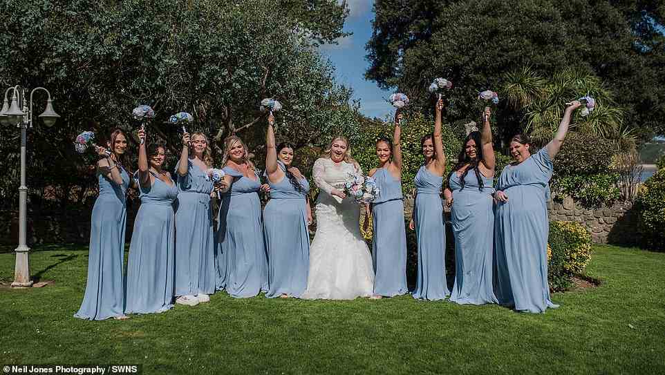Despite not having the day go entirely to plan, Kayley made changes throughout the planned wedding to turn a devastating day into a beautiful one