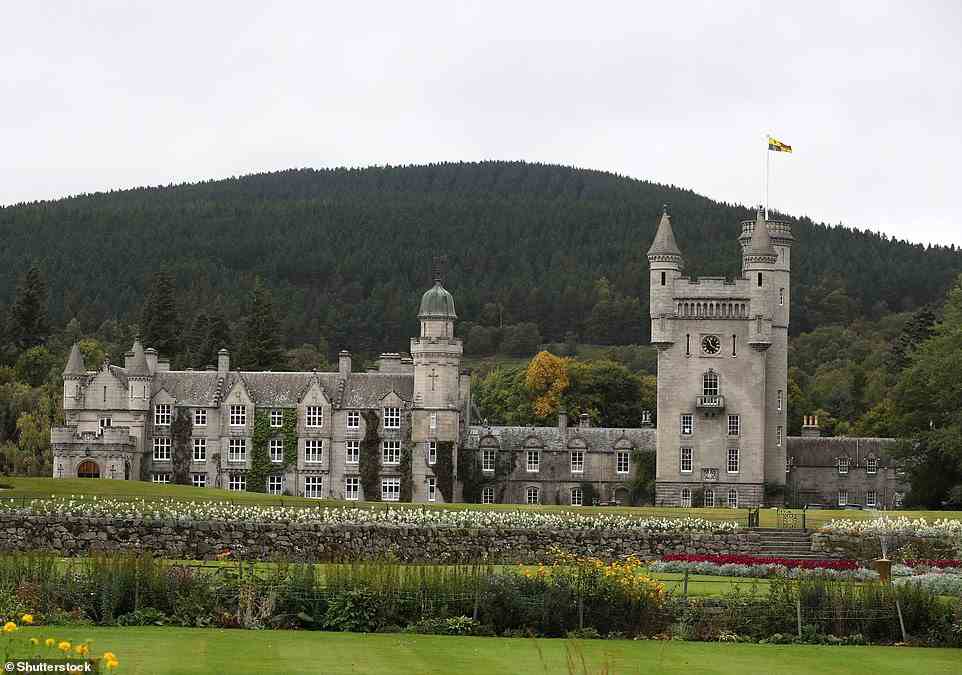 Instead of having dinner with his father, brother and stepmother, Harry decided to eat with his uncles at Balmoral Castle on the night of the Queen's death. Pictured: Balmoral Castle in Scotland