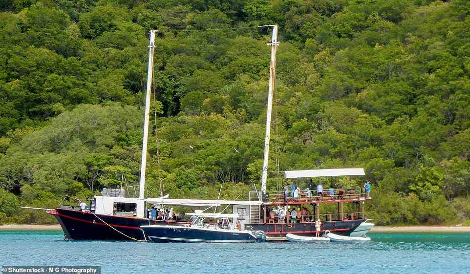 The Willy T is a decommissioned tanker-turned-pleasure cruiser that sits off Norman Island in the British Virgin Islands