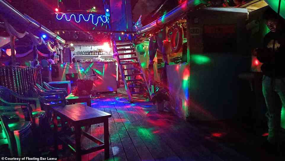For those looking for a lively floating bar experience, disco nights run every Friday aboard Floating Bar Lamu - and when there's a full moon