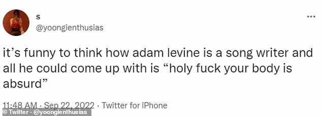 While it is unclear if Levine's comments made their recipients laugh, Twitter users certainly saw the funny side