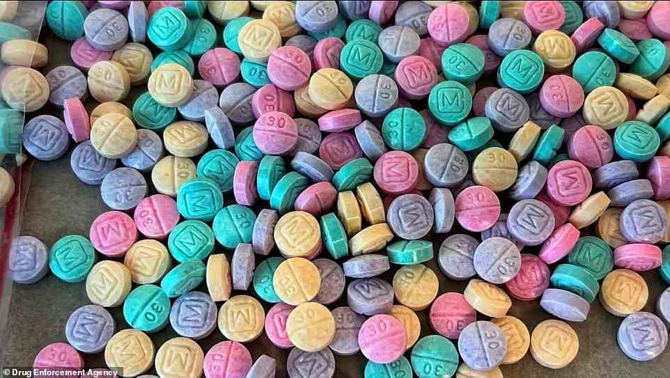 Rainbow fentanyl was first reported to DEA in February 2022, and it has now been seized in 21 states across the country