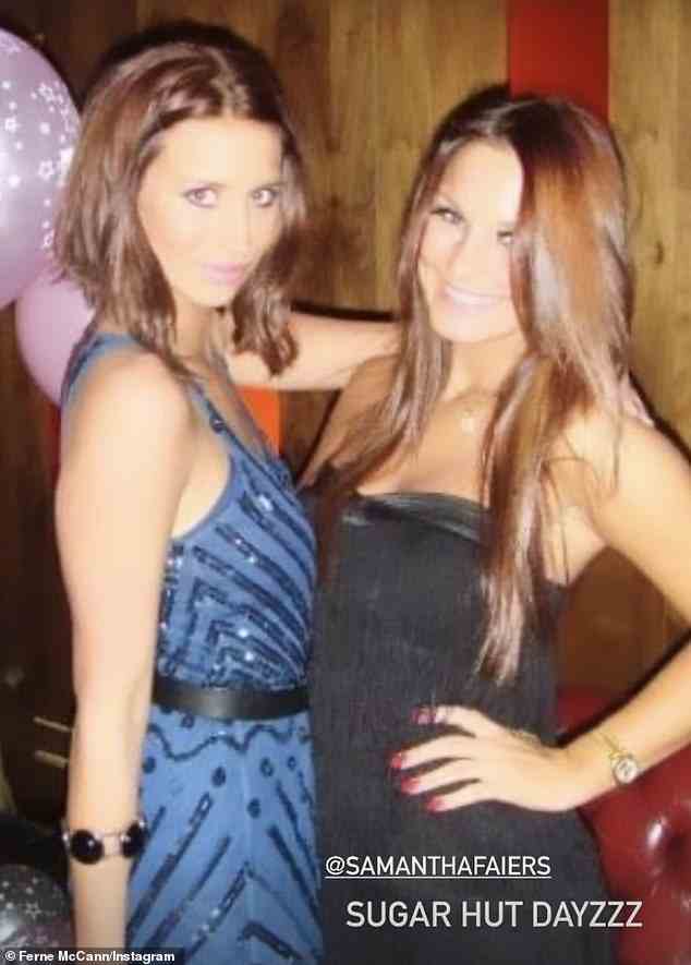 Throwback: In their TOWIE heyday Sam and Ferne would party at Essex haunt Sugar Hut and support each other through their dramatic storylines