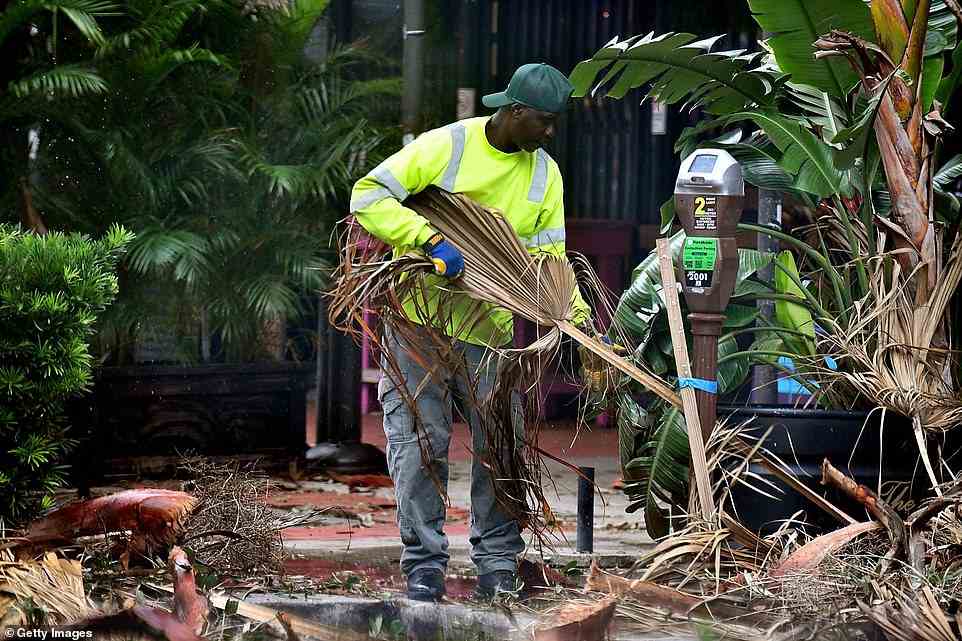 ST PETERSBURG: Rescue and clean up efforts have started in St Petersburg, Florida, which was hit with severe wind and rain causing severe damage