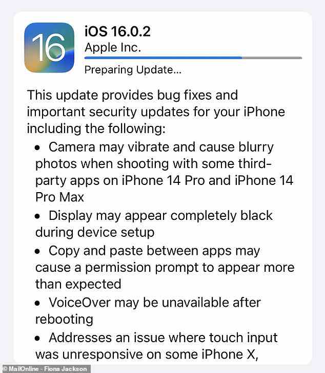 Apple hat ein Software-Update für iOS 16 veröffentlicht, das den von Benutzern des neuen iPhone 14 Pro und iPhone 14 Pro Max gemeldeten Kamerawackelfehler behebt