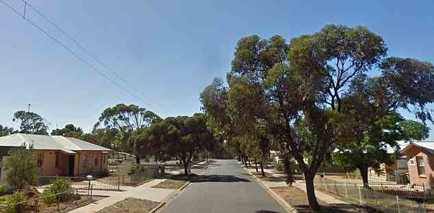 Notdienste wurden am Mittwoch kurz nach 15:30 Uhr in die Gaplin Street in Whyalla Stuart, etwa 233 km nordwestlich von Adelaide, gerufen (Bild).