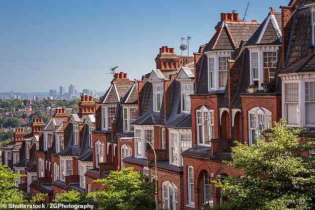 Steigend: Die Hauspreise in Großbritannien sind im letzten Jahr um 39.000 £ gestiegen, sagt das ONS