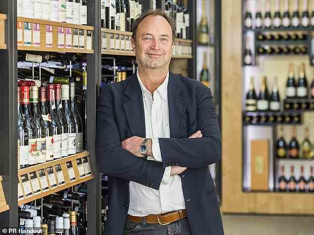 Unternehmer: Rowan Gormley (im Bild) gründete Naked Wines vor 14 Jahren, nachdem er einige Zeit in der Private-Equity-Branche und für Tycoon Sir Richard Branson gearbeitet hatte