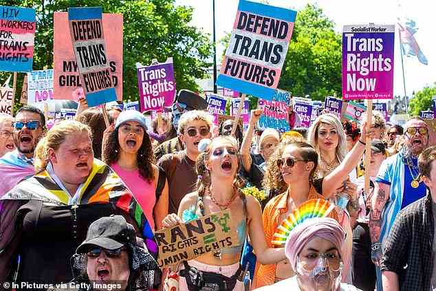 Thousands of people take part in a London Trans+ Pride march from the Wellington Arch to Soho on 9th July 2022 in London, UK. We are living through a time in which unproven accusations are once again enough to see a person damned.