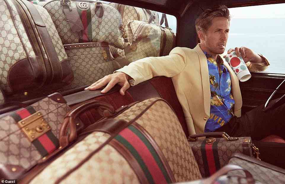 Gosling tritt in die Fußstapfen von Harry Styles, Lana Del Rey, Jared Leto und Miley Cyrus, die alle in den letzten Jahren in Gucci-Kampagnen aufgetreten sind