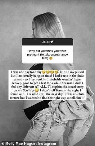 Einblick: In einer Fan-Q&A-Sitzung sprach sie über den freudigen Moment, als sie herausfand, dass sie erwartet hatte, als sie einen Einblick in ihre Schwangerschaft gab